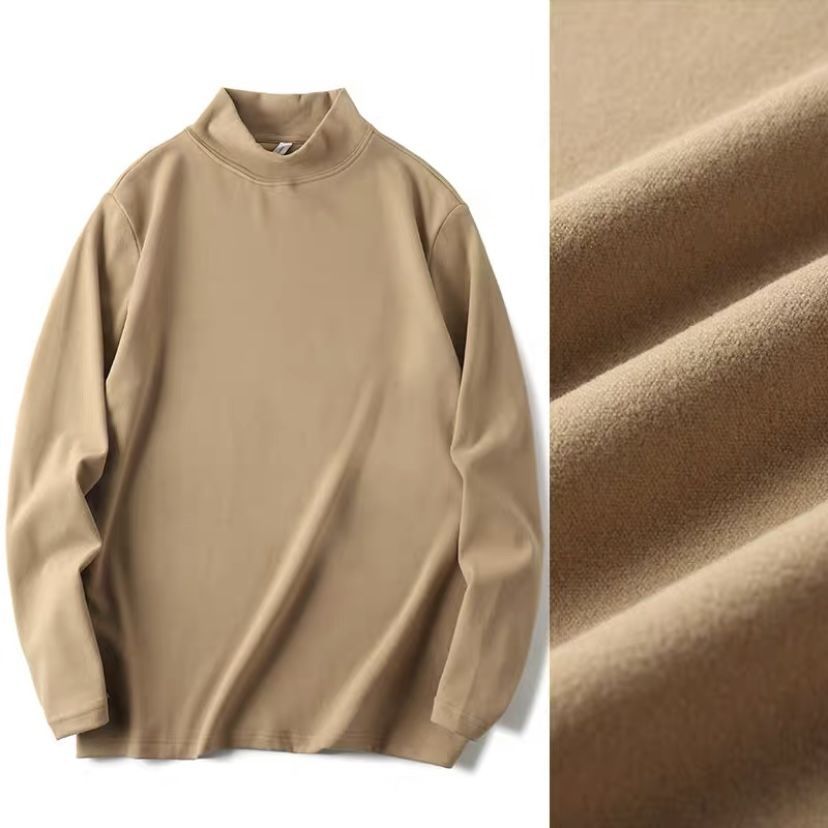 High-Neck Stretch Pullover