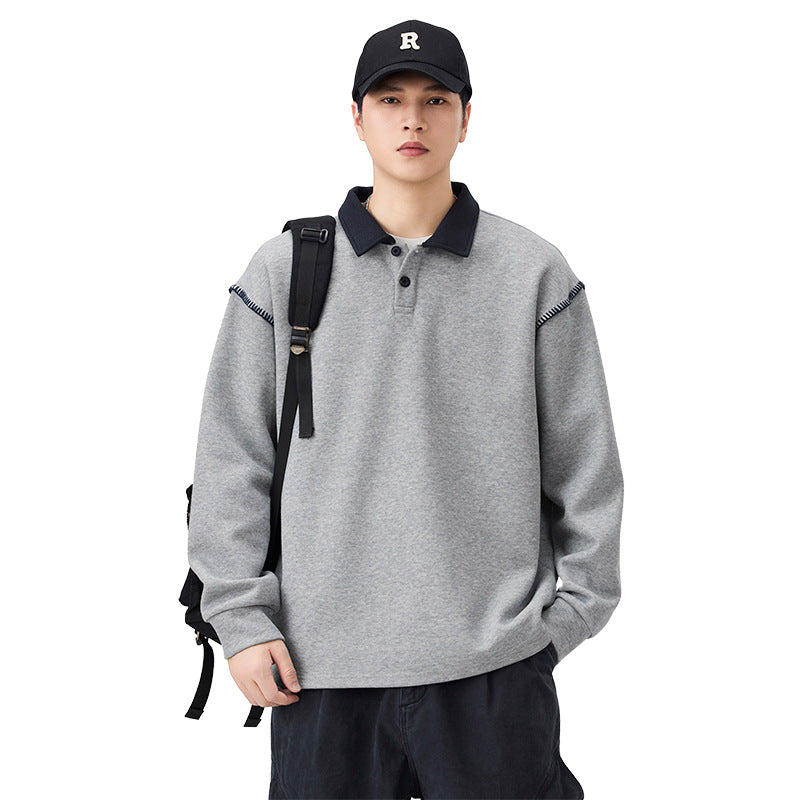 Men's oversized polo shirt.