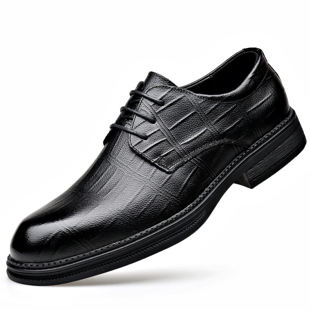 Classic Textured Derby Dress Shoes