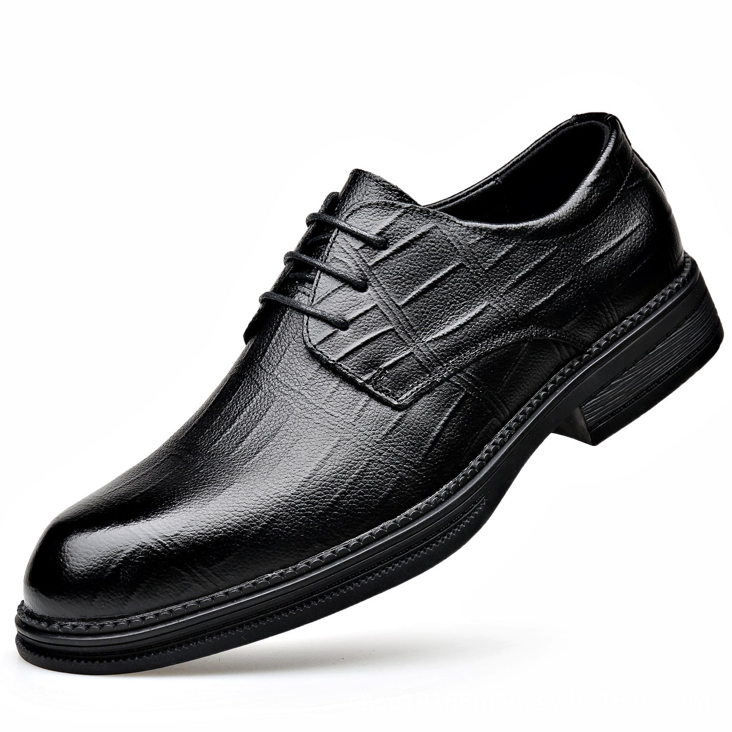 Classic Textured Derby Dress Shoes