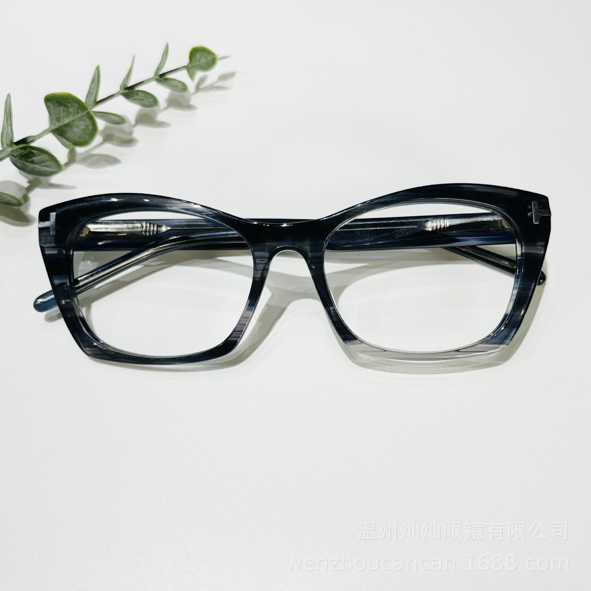 Designer Square-Frame Optical Eyewear