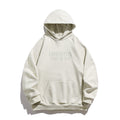 Heavyweight Foam Letter Print Hoodie