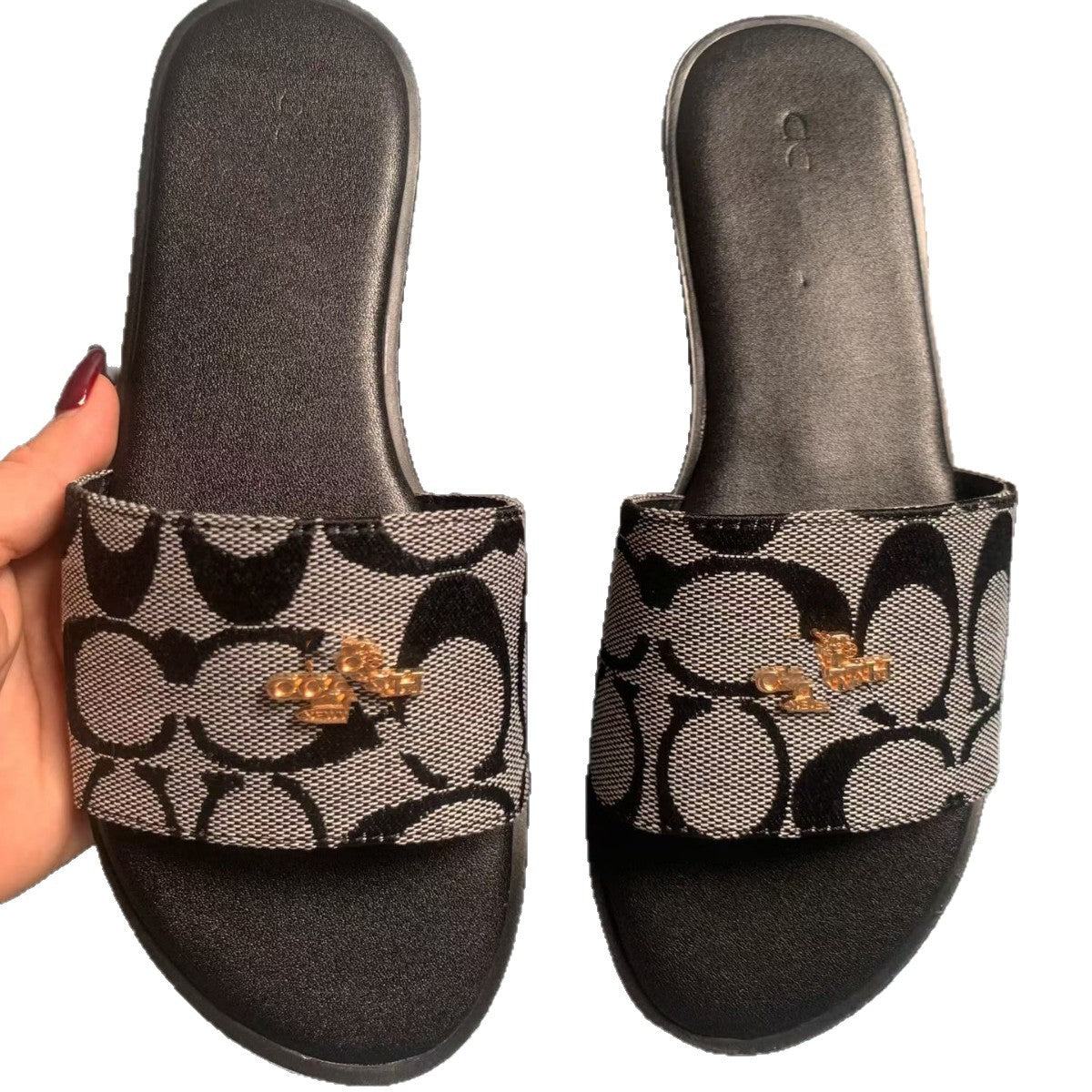 Fabric Slip-On Slides