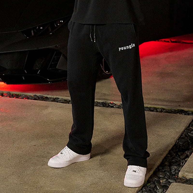 Straight-Leg Athletic Sweatpants