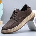 Casual Lace-Up Loafers — 40 / brown