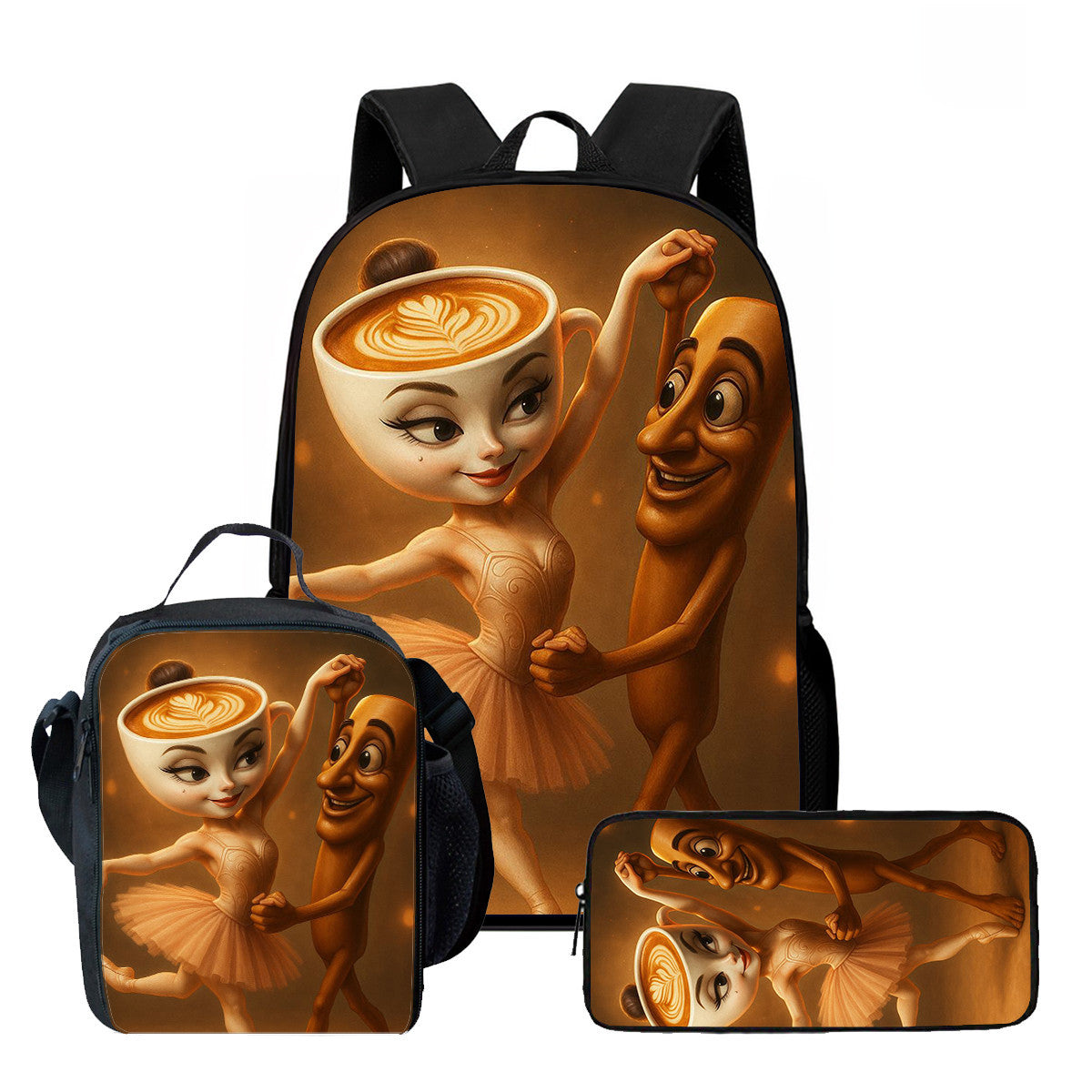 Viral brainrot Backpack Set