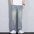Wide-Leg Denim Trousers