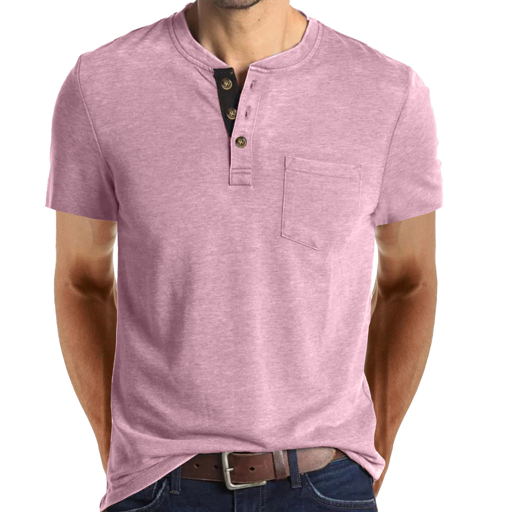 Men’s Slim-Fit Henley Tee