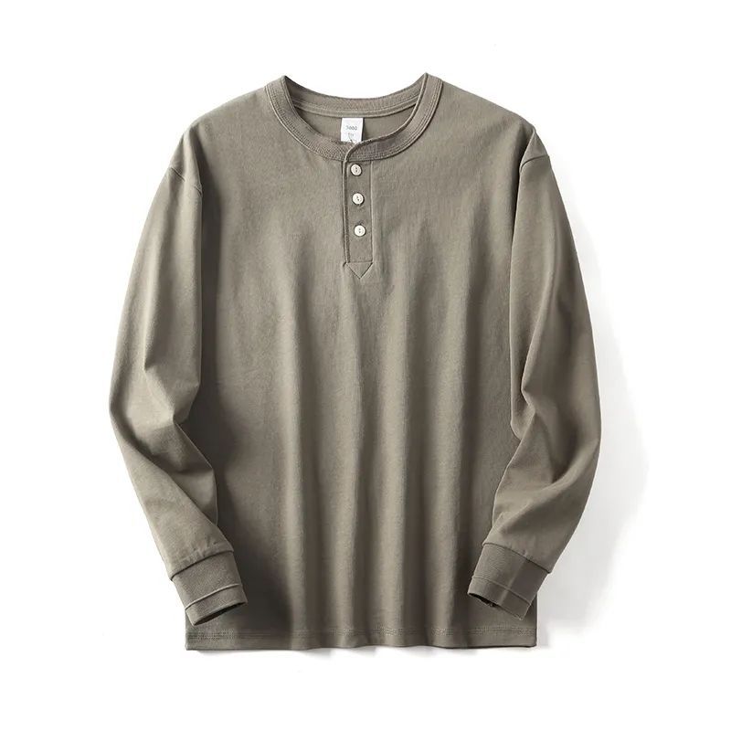 Heavyweight Henley Long Sleeve