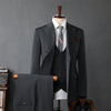 Dark gray (suit + vest + trousers)