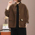 Oversized Casual Bomber Jacket