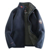 P18 navy fleece jacket
