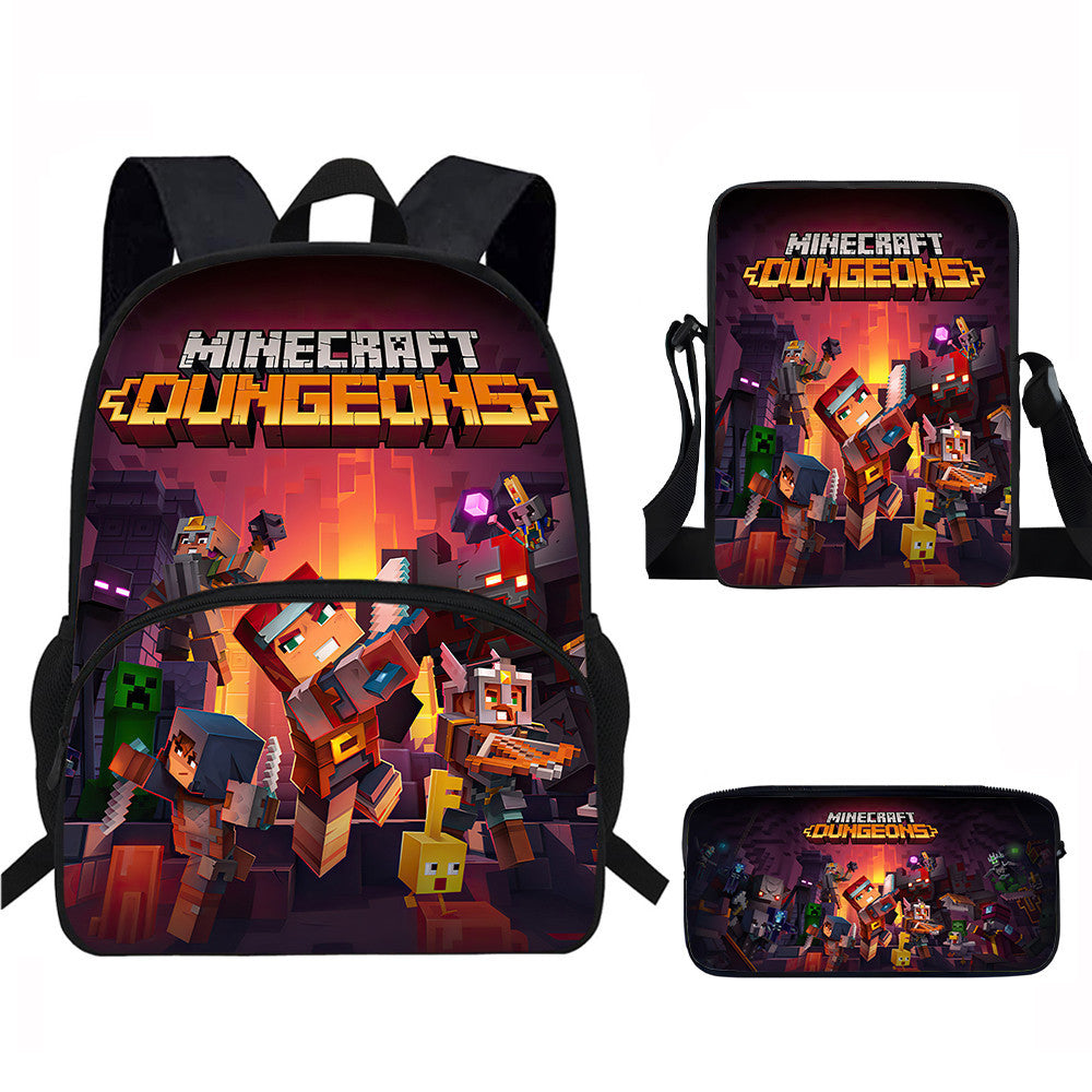 Minecraft Backpack Set