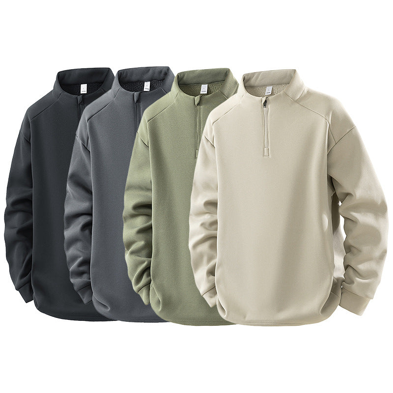 Half-Zip Fleece Sweatshirt