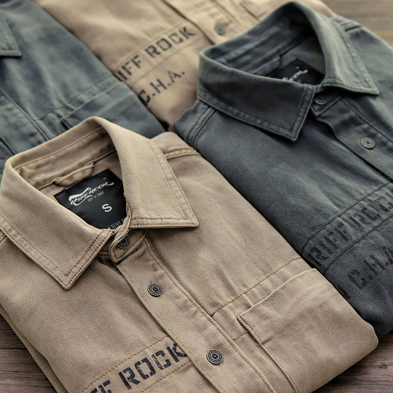 Heavyweight Denim Workwear Overshirt