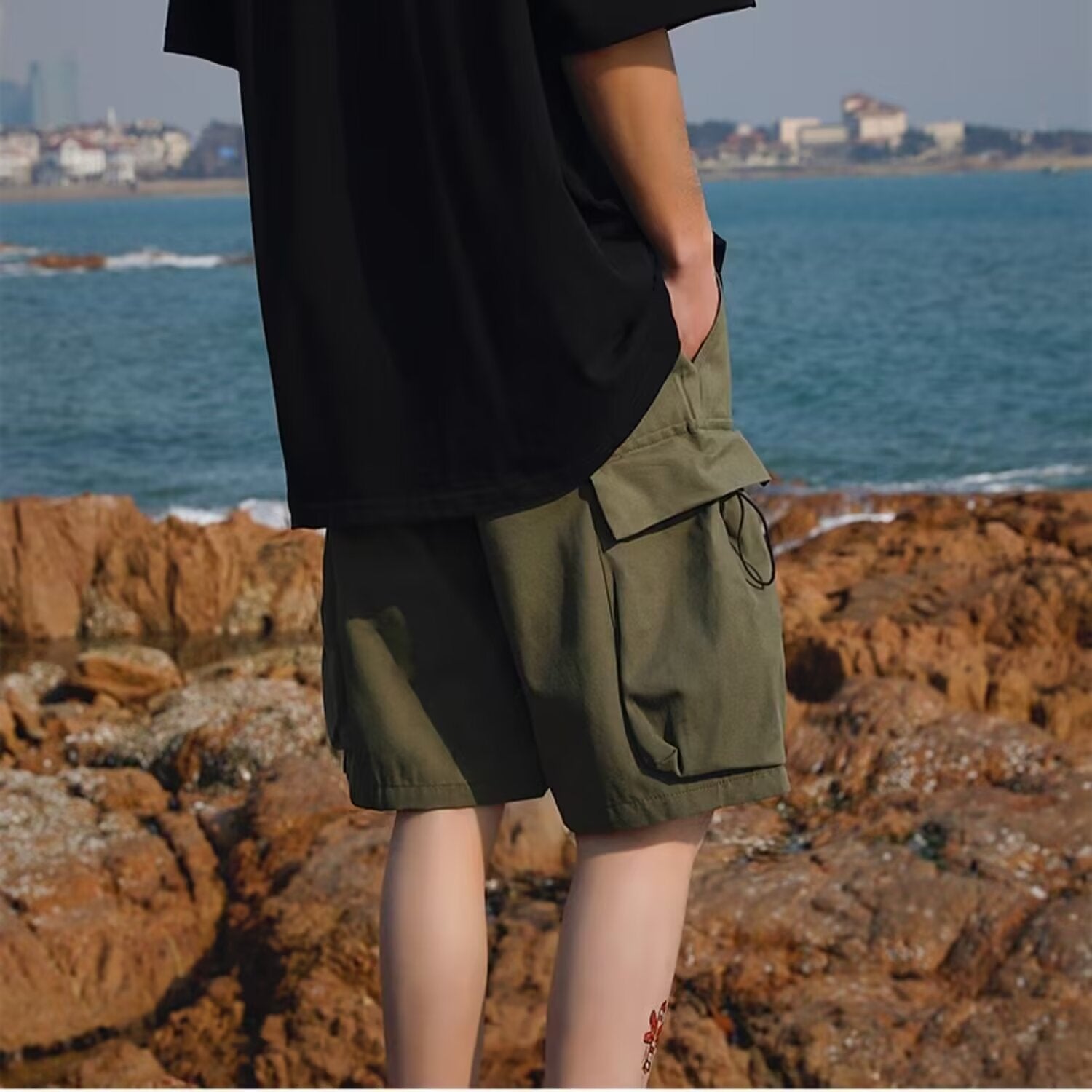 Urban Multi-Pocket Cargo Shorts