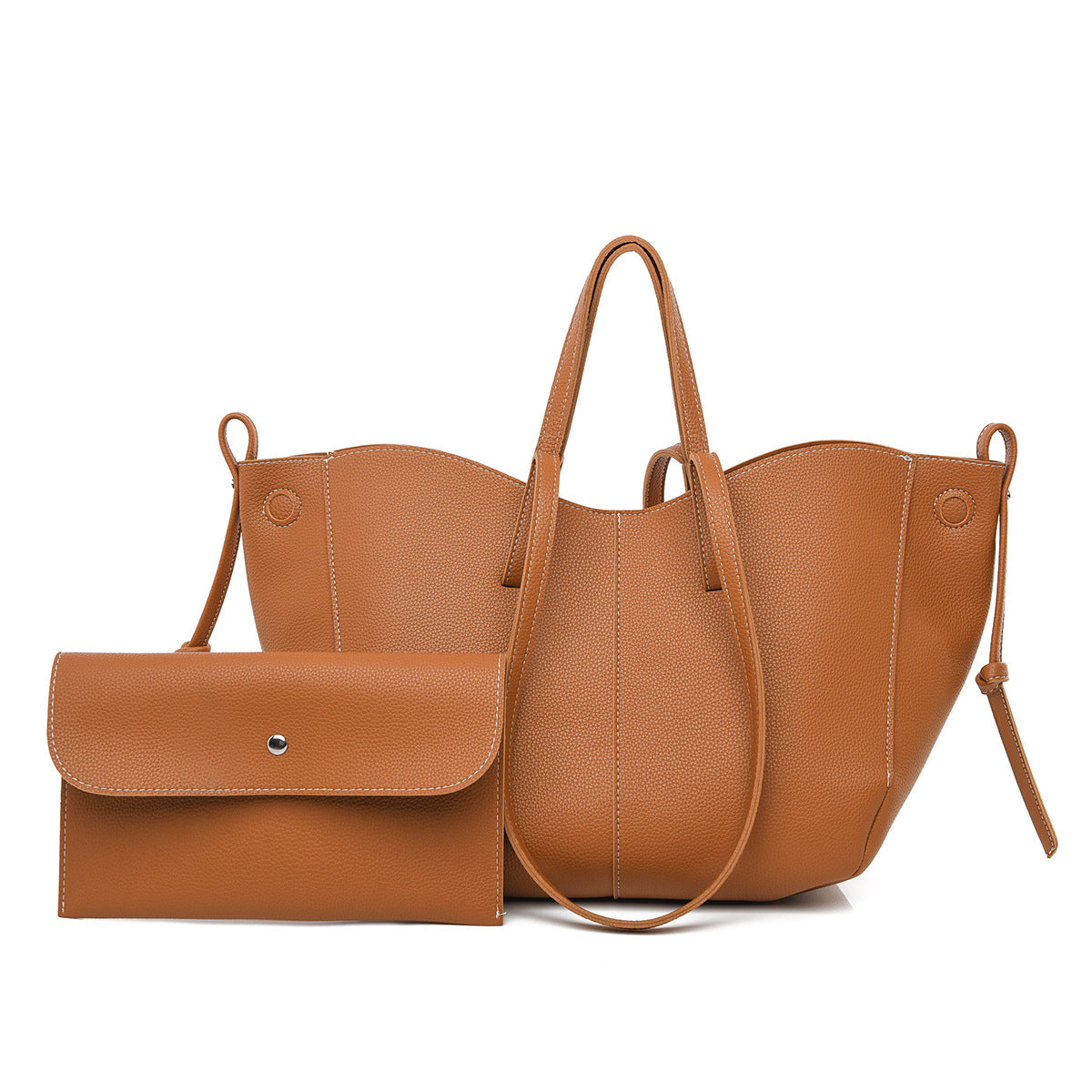 tote bag and matching clutch set
