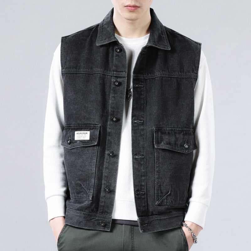 Utility Denim Vest