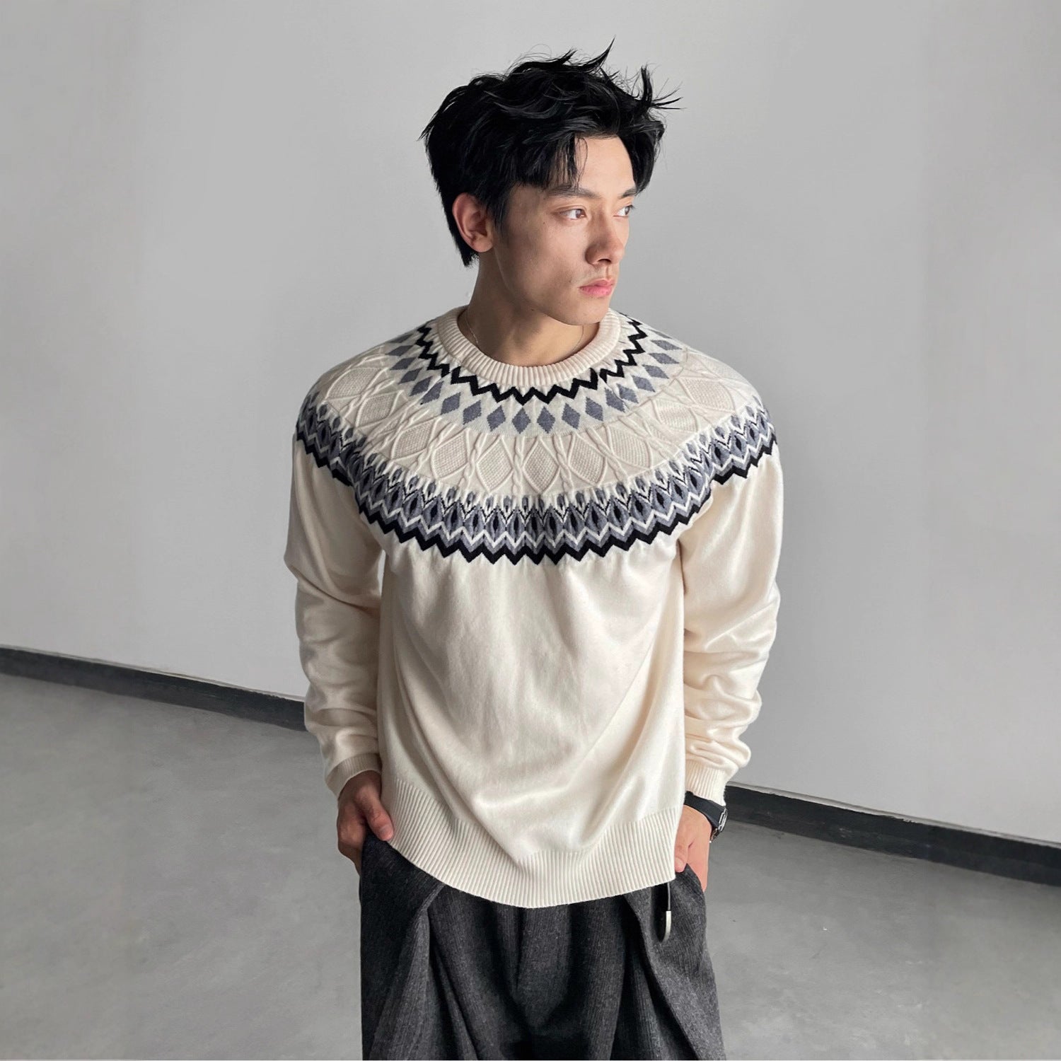 Yuletide Fair Isle Pullover