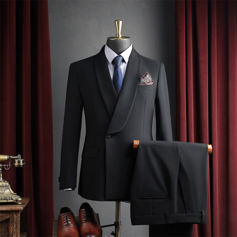 Men’s Modern Three-Piece Tuxedo Set