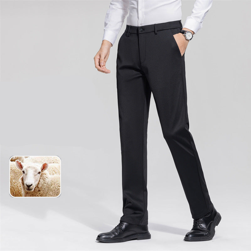 Premium Wool-Blend Thermal Trousers