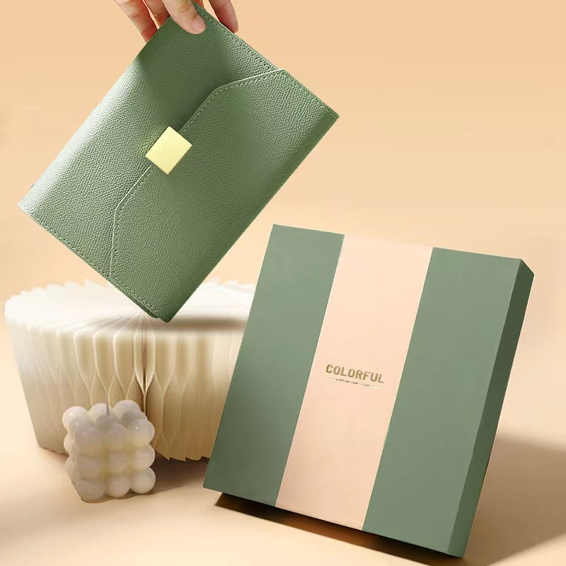 Executive Leather Binder Journal Gift Set