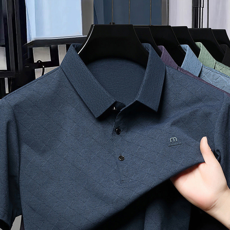 Textured Knit Polo