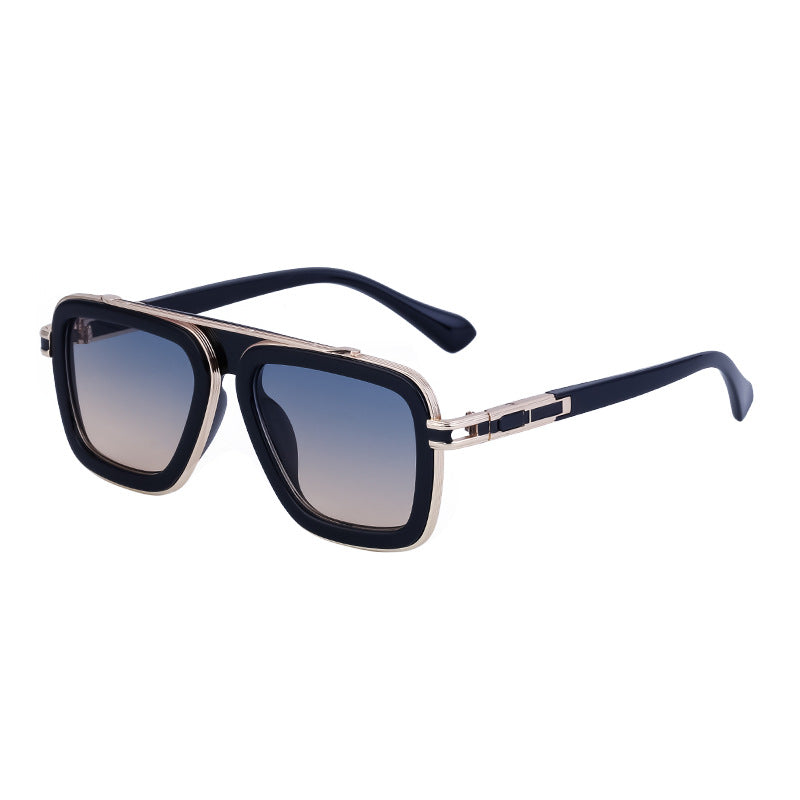 Vintage-inspired Square Frame Sunglasses