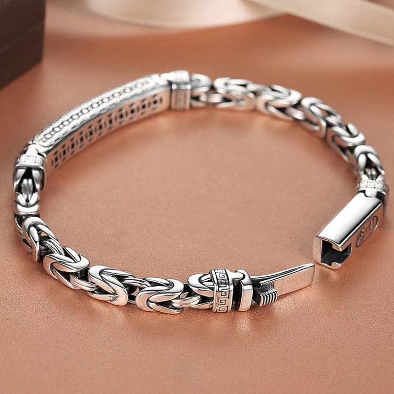 Vintage Engraved Byzantine Bracelet
