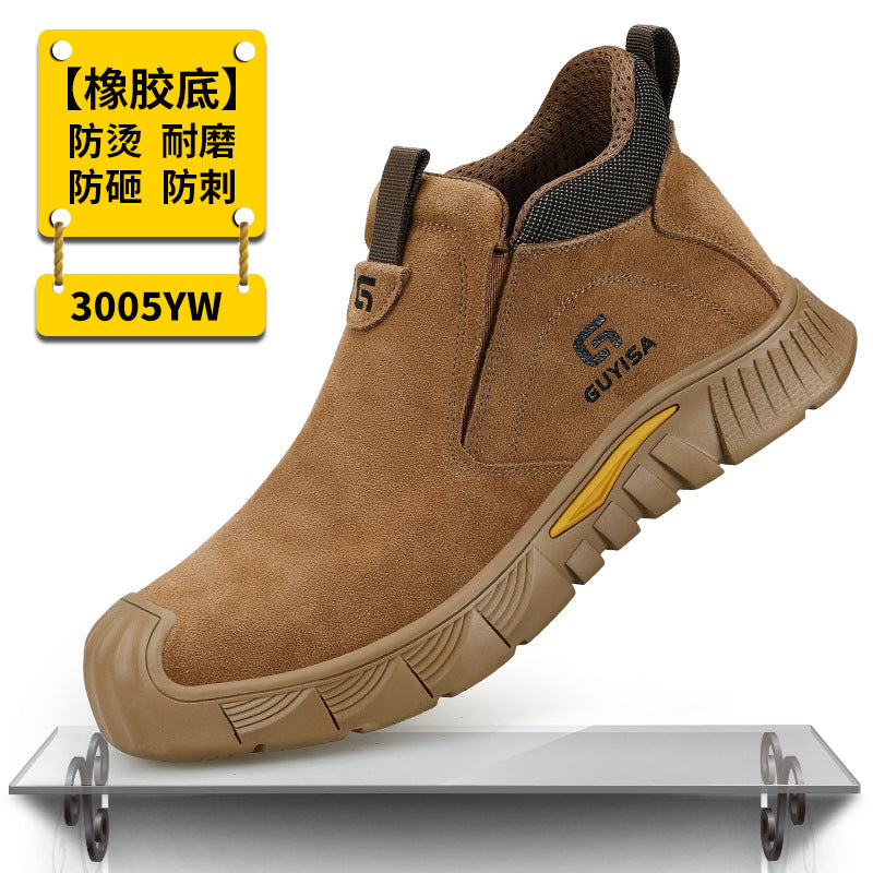 anti-puncture safety work wear-resistant shoes