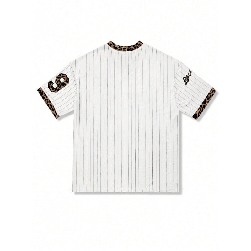 Los Angeles Leopard Graphic Baseball Jersey