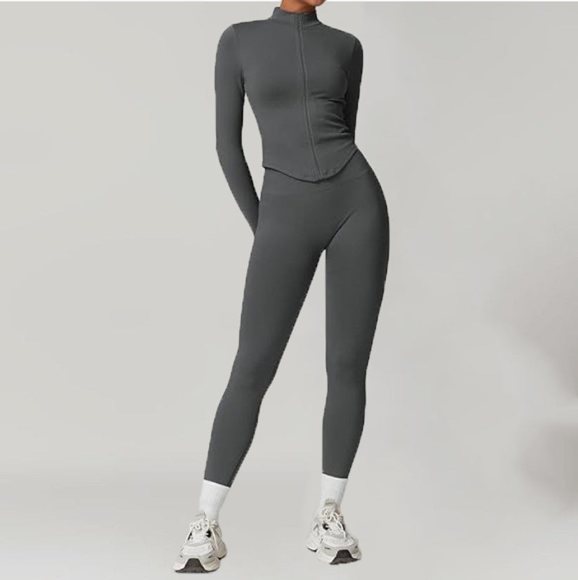 Seamless Full-Zip Athletic Set