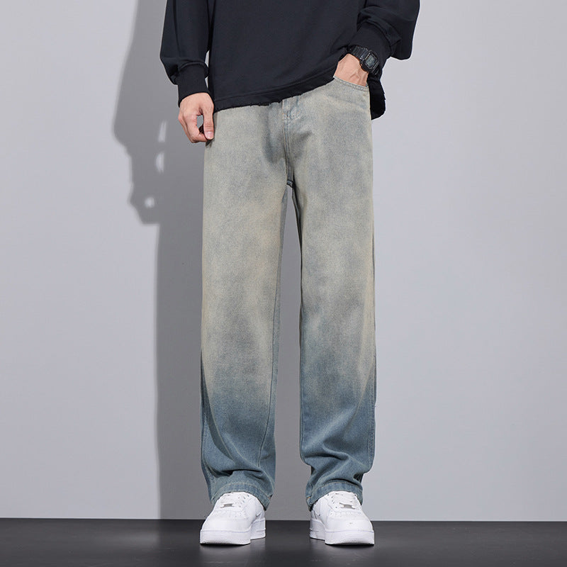 Gradient Wide-Leg Jeans