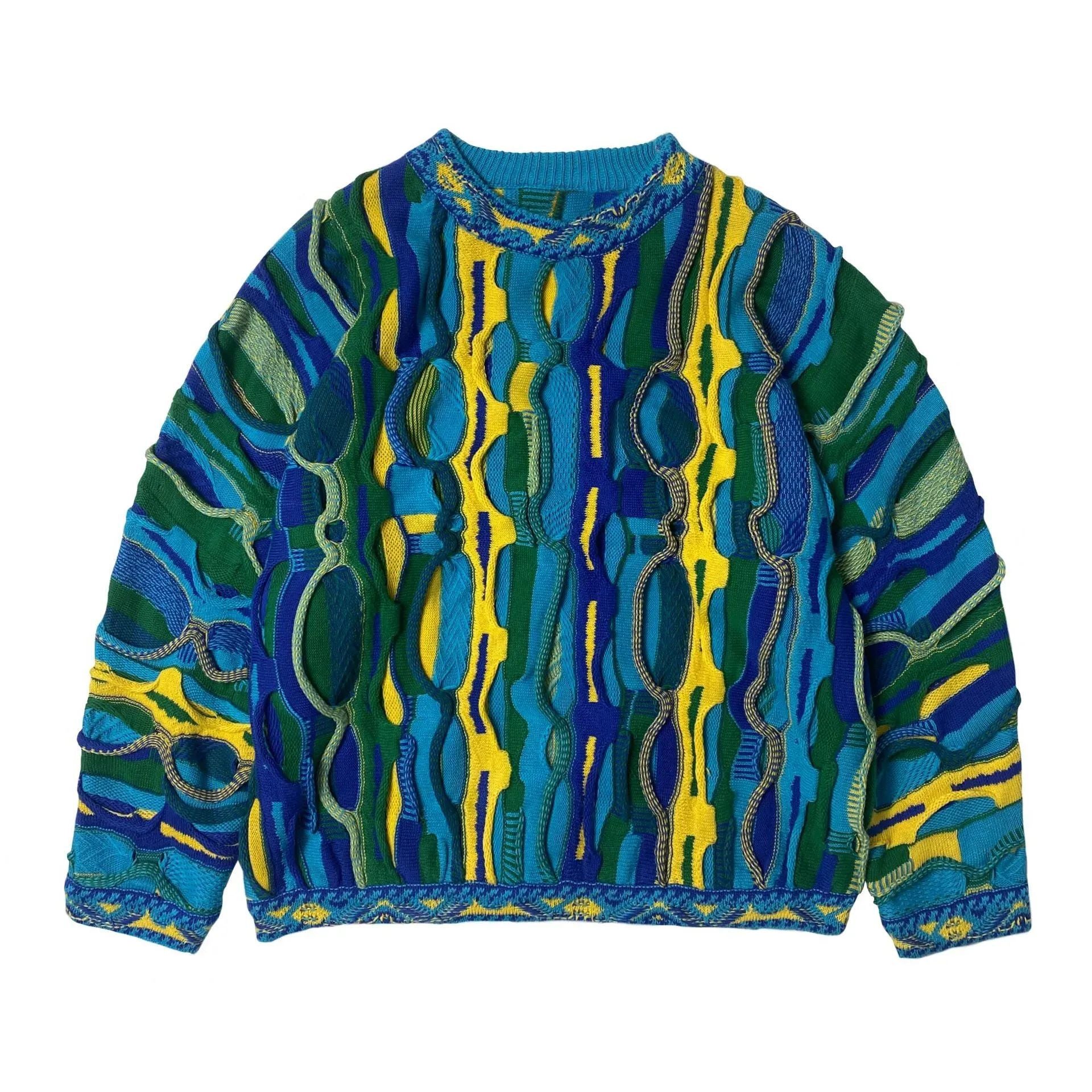 Artisanal 3D Textured Graphic Pullover