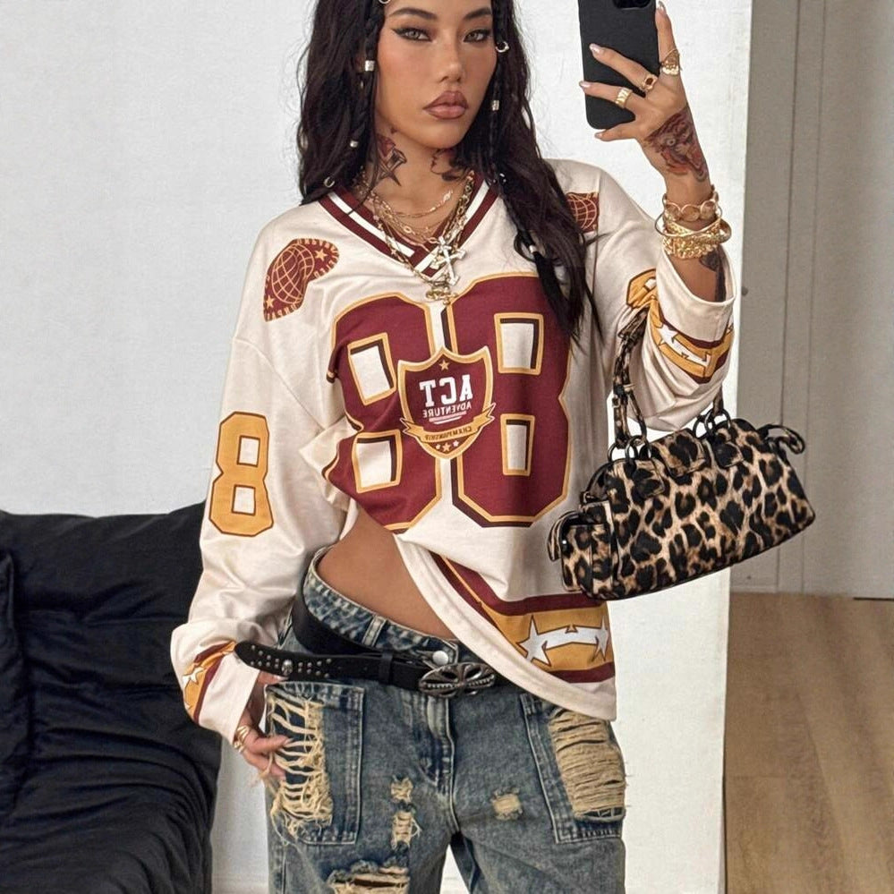Varsity Heritage Oversized Top