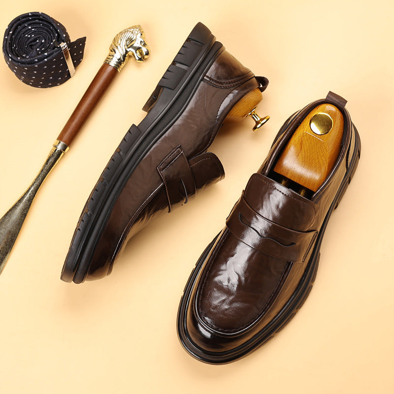 Modern British-Style Penny Loafers
