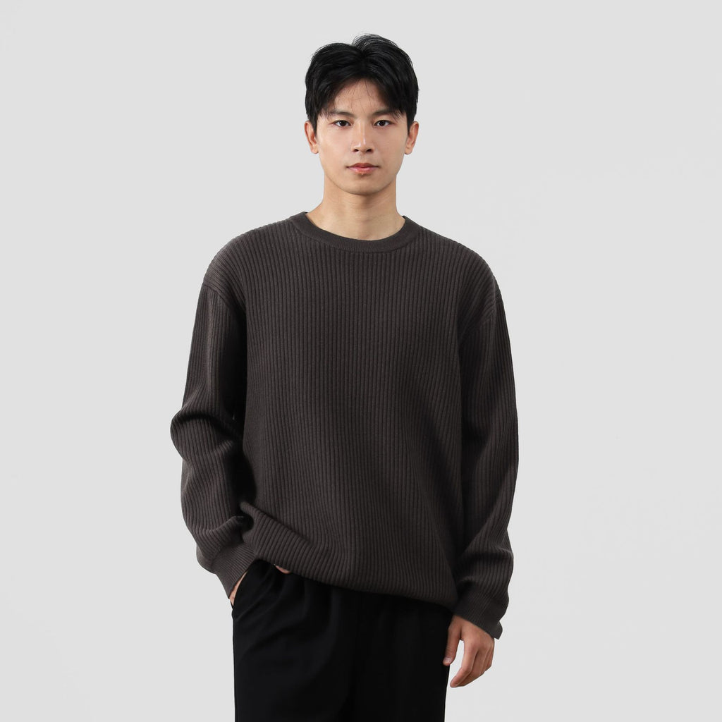 Classic Crewneck Knit Sweater
