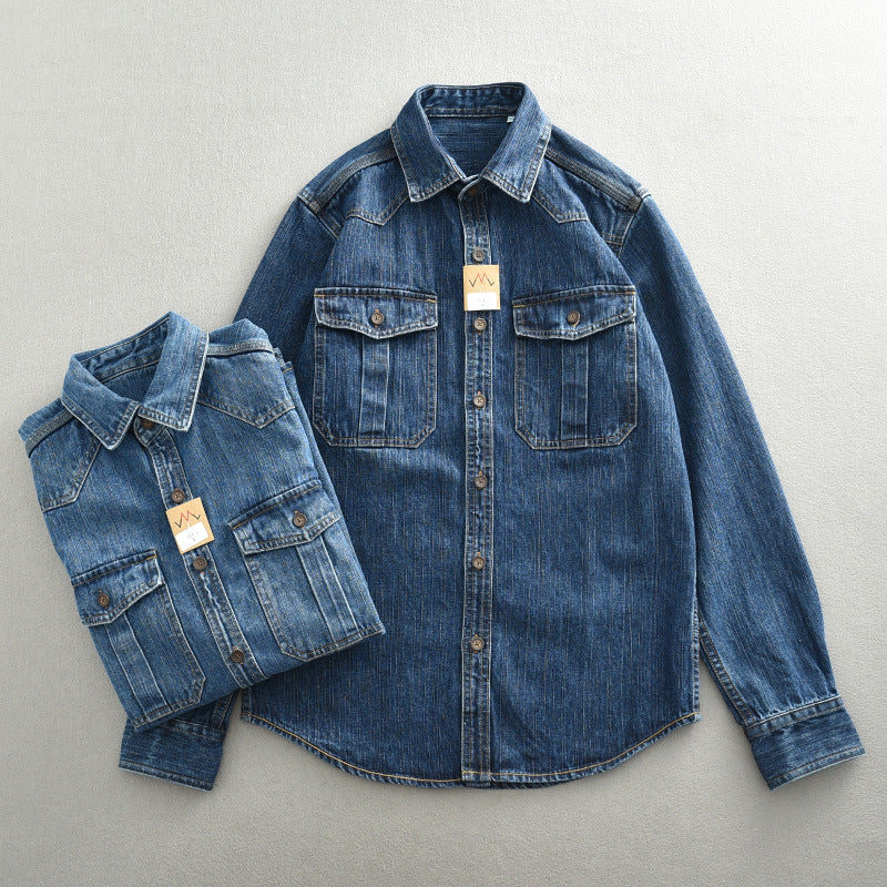 Western Denim Work Shirt