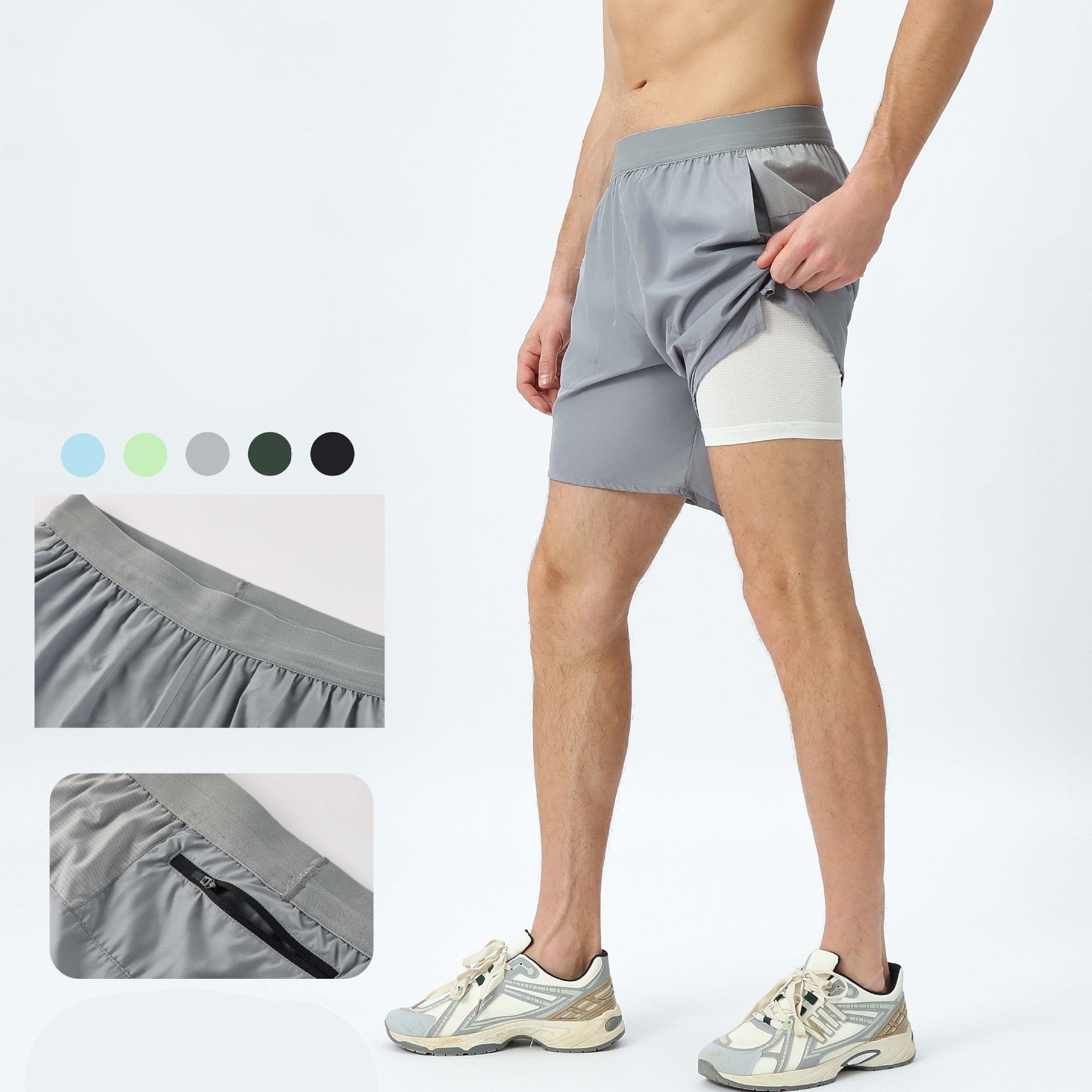Men’s 2-in-1 Performance Athletic Shorts