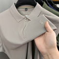 Men’s Business Casual Half-Zip Polo
