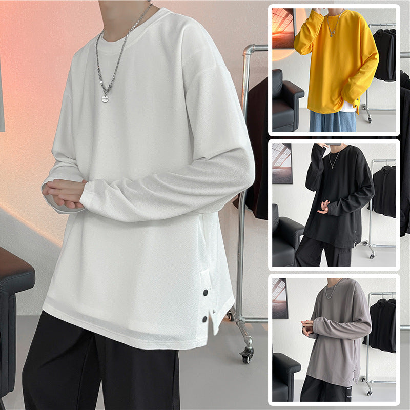 Oversized Long-Sleeve Casual Tee