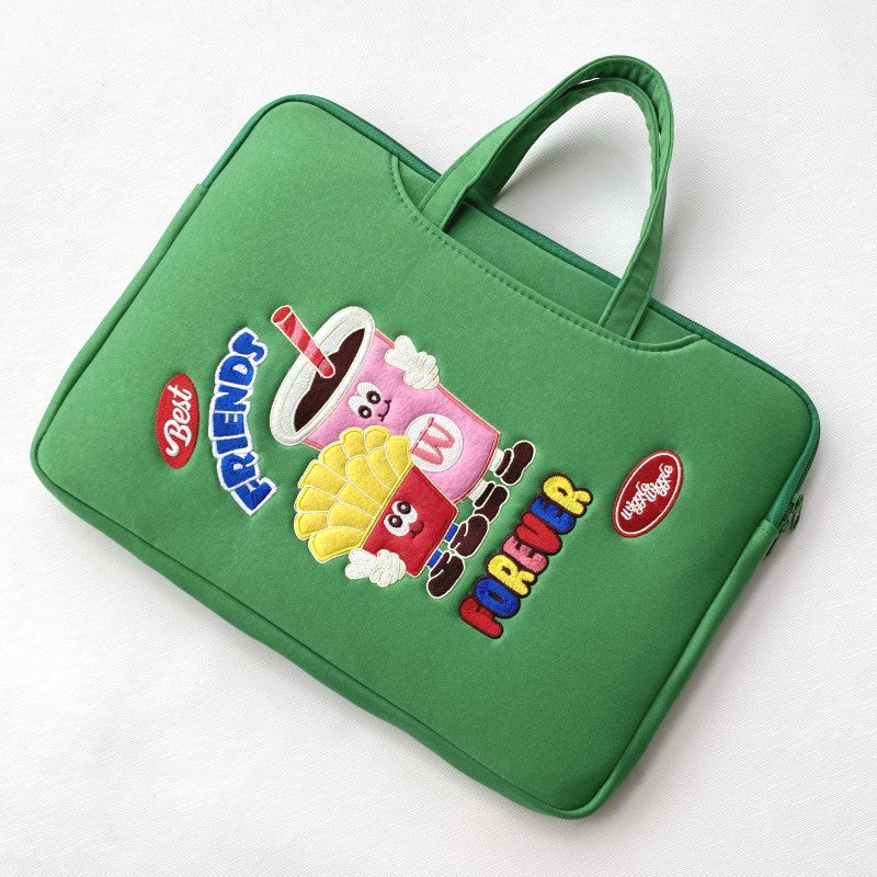 Embroidered Laptop Carrying Bag