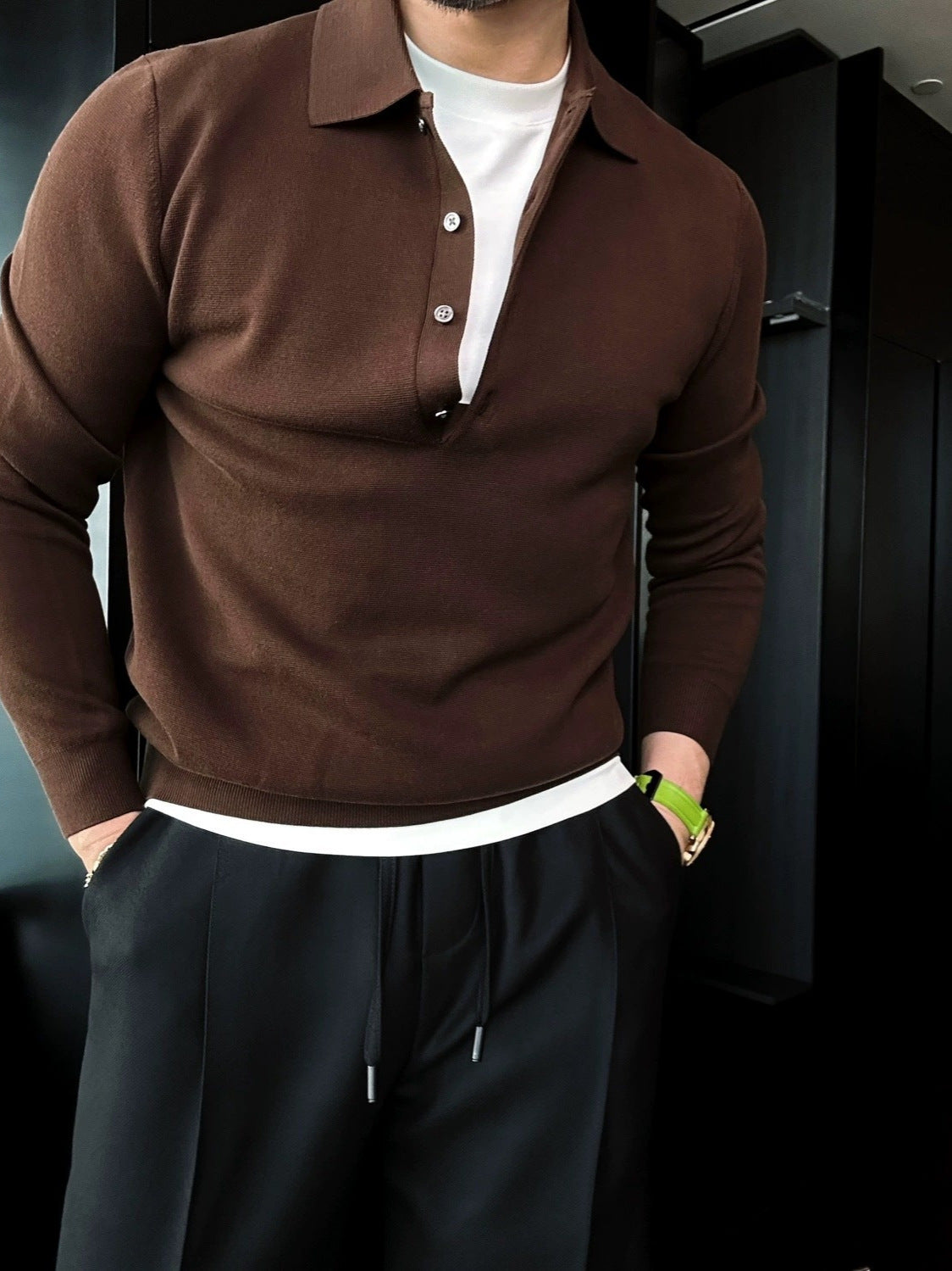 Premium Knitted Polo Shirt