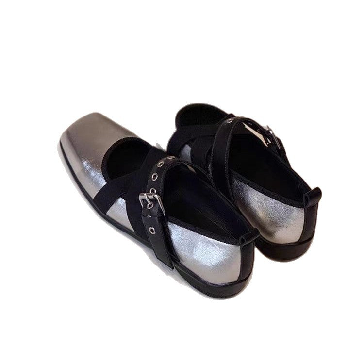 Leather Ballet Mary Janes