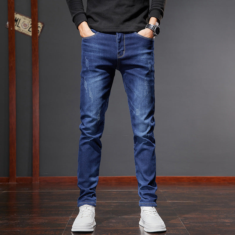 Casual Slim-Fit Denim Jeans