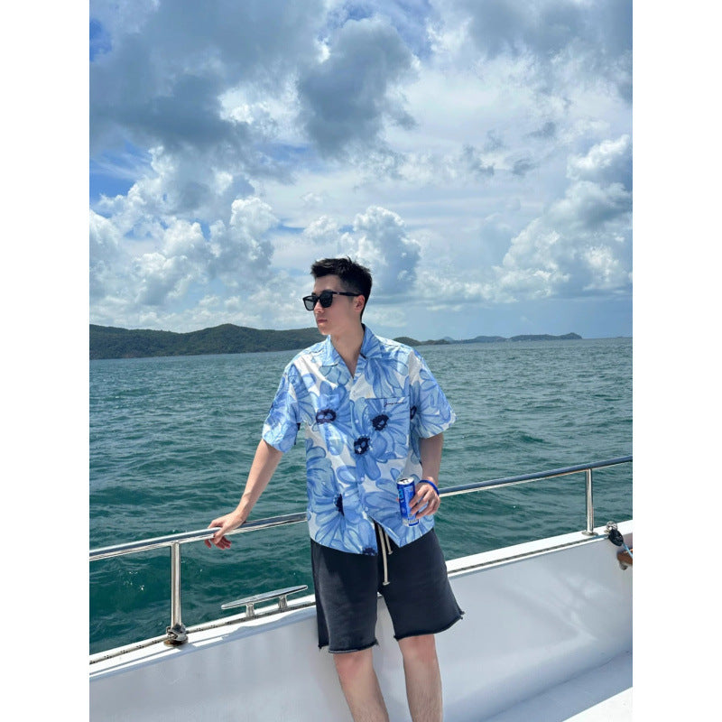 Floral Resort Button Up