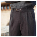 Pleated Wool Trousers