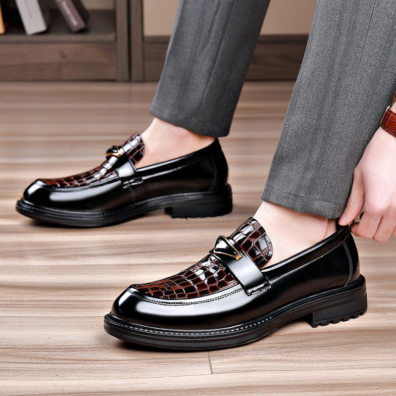 Men's Business Slip-On Leather Shoes