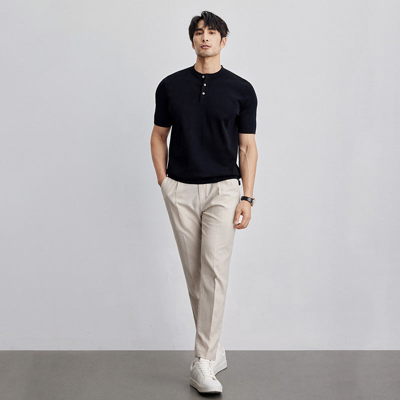 Knitted Polo Shirt