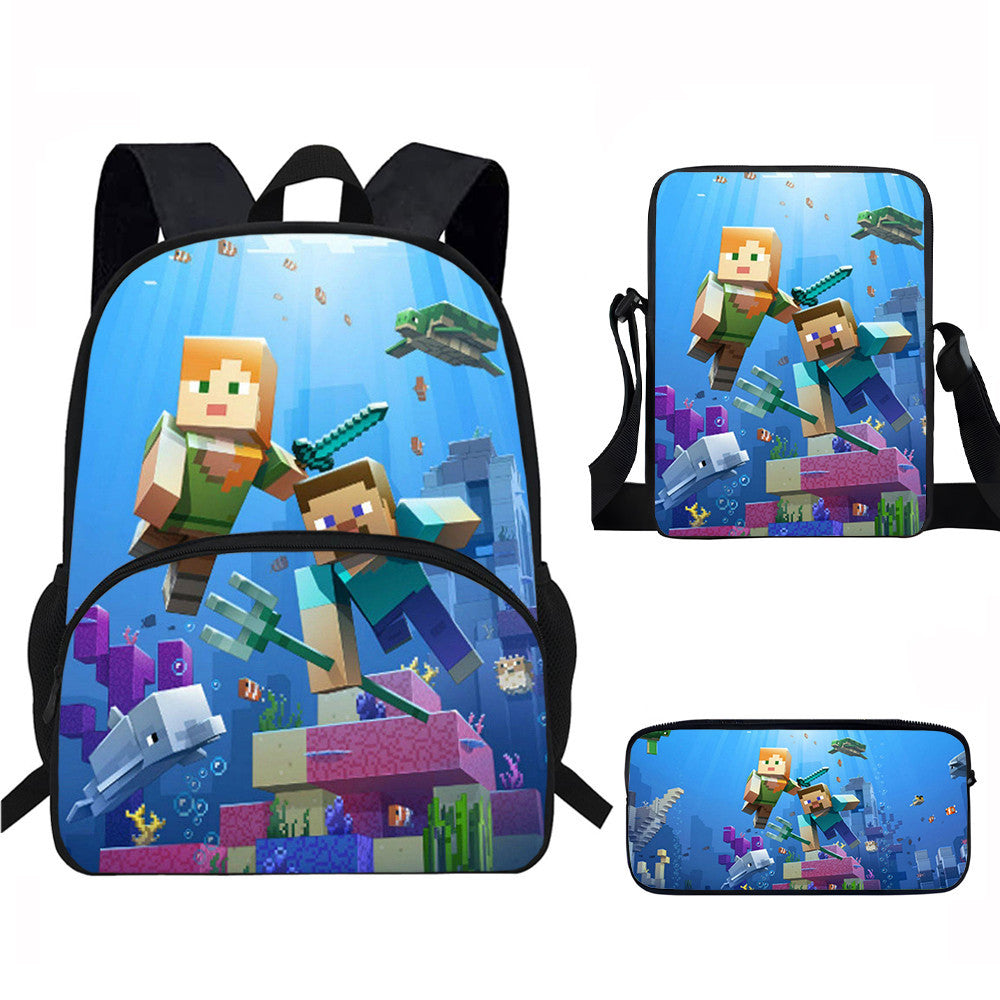 Minecraft Backpack Set